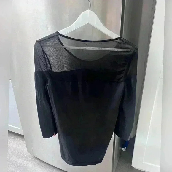 Wolford Sheer Panel Pullover Blouse - Picture 4 of 5